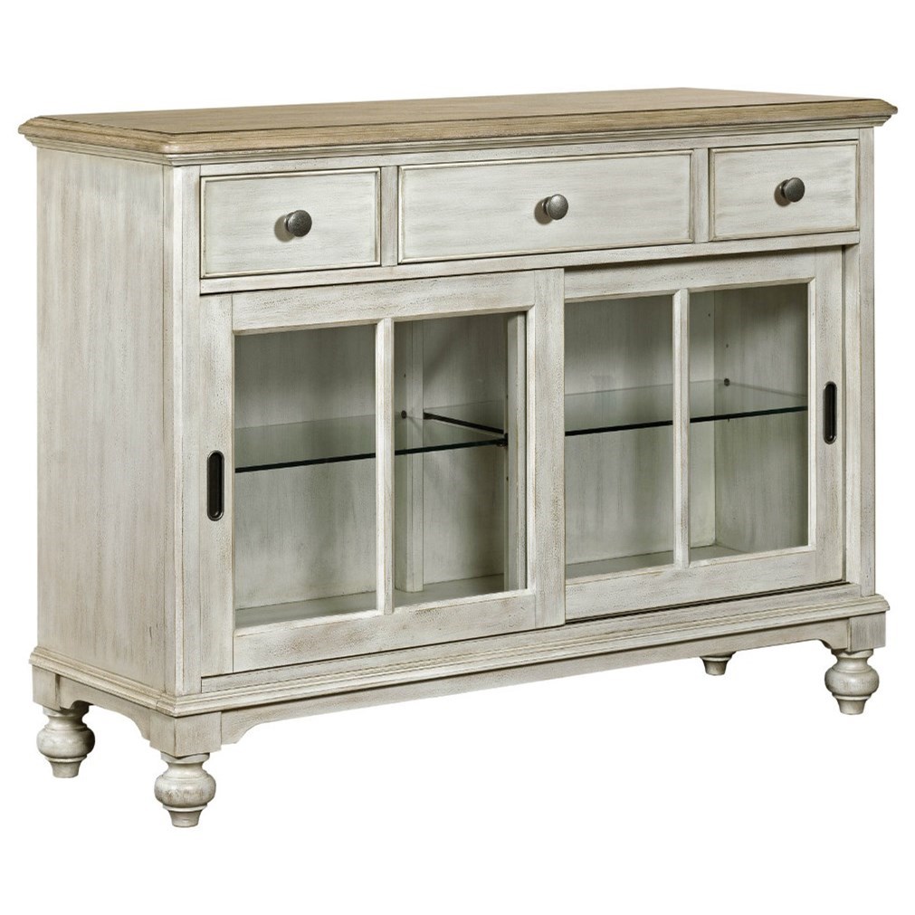 American Drew Litchfield Sullivan Buffet with Silverware Tray Lindy's